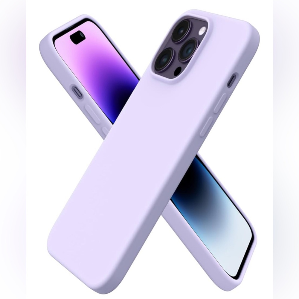 Lavender Silicone iPhone 14 Pro Max Case